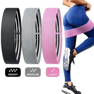 New Arrival Exercise Stretch Hip Booty Cycle Bands Set, Custom Logo Gym Fitness Yoga Resistance Bands Core Sliders for Ab Zone Training Pilates Stretching