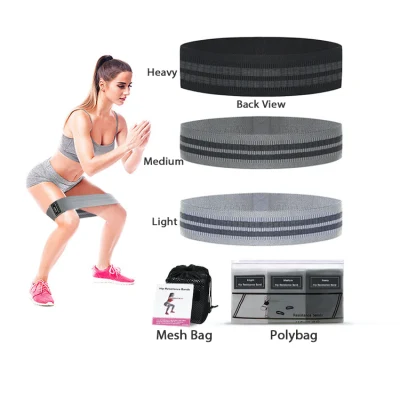 New Arrival Exercise Stretch Hip Booty Cycle Bands Set, Custom Logo Gym Fitness Yoga Resistance Bands Core Sliders for Ab Zone Training Pilates Stretching
