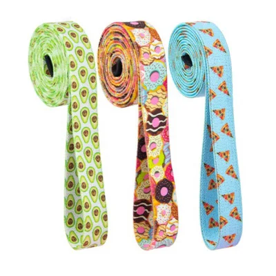 Customized Flat Resistance Bands Elastic Yoga Band Latex Resistance Band