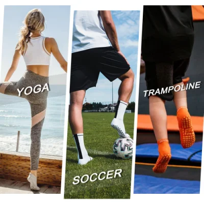 Custom Design Anti Slip Soccer Socks Athletic Men Custom Logo Grip Socks