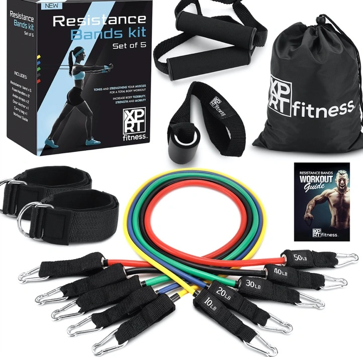 Versatile Elastic Resistance Bands for Strength Training and Flexibility