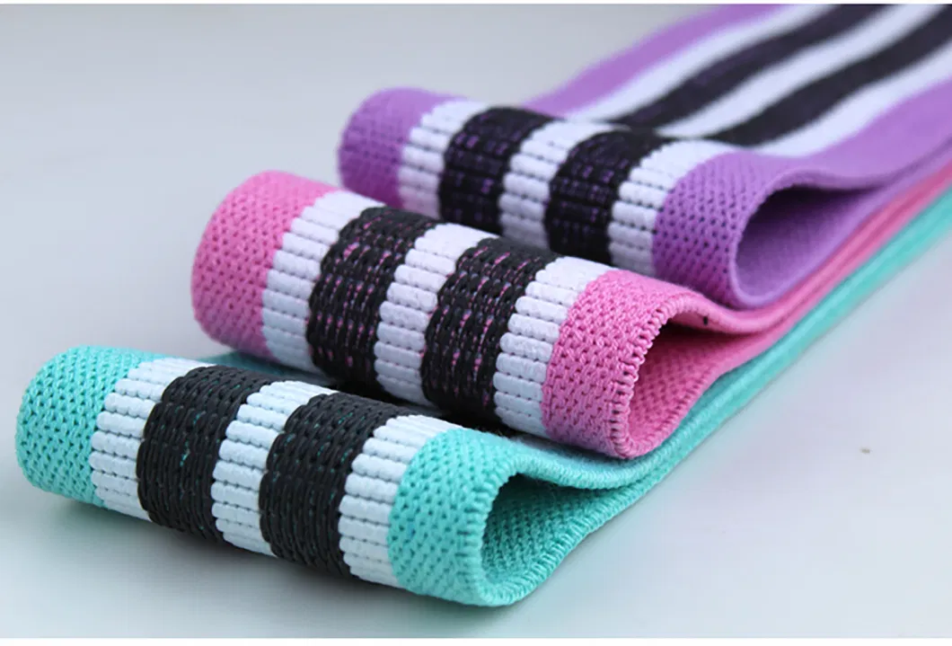 Non-Slip Workout Rubber Loop for Sports Yoga Pilates Stretching Resistance Band Elastic Bands for Fitness Training Workout