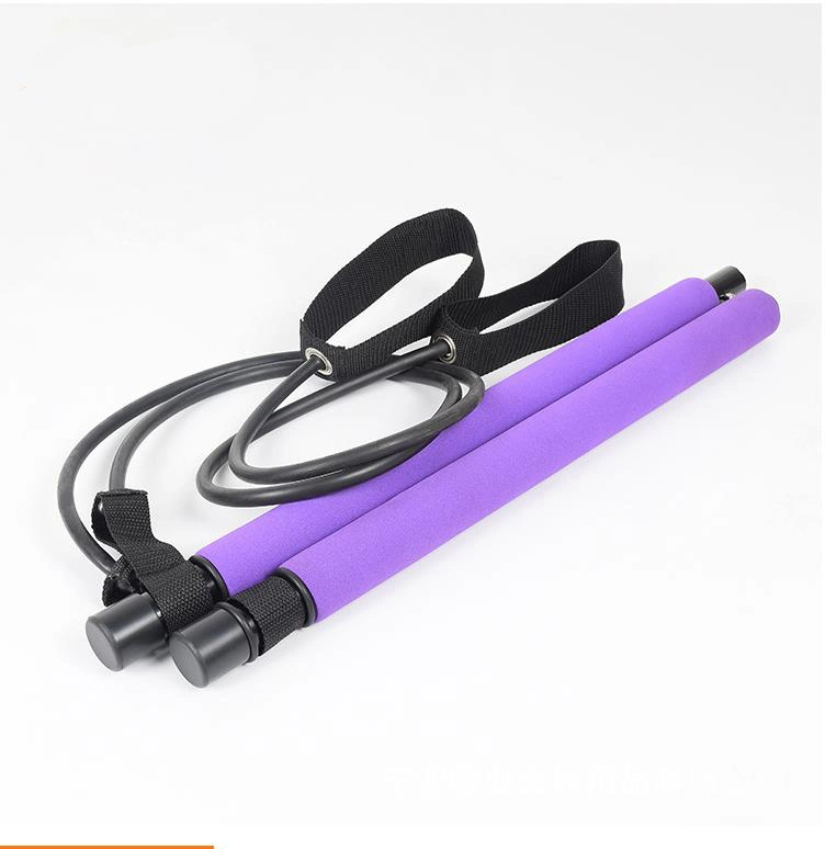 Resistance Bands for Home Gym Body Building Pedal Pilates Bar Yoga Exercises Band