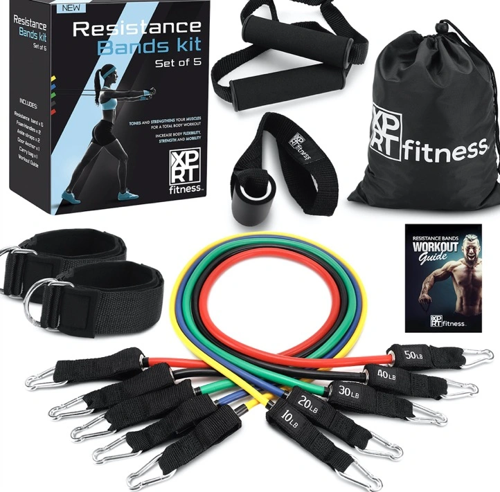 Heavy-Duty Elastic Resistance Bands for Comprehensive Fitness Workouts
