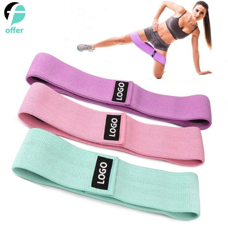 Resistance Bands for Women Butt and Legs, Fabric Glute Hip Thigh Cotton Bands for Yoga Working out, Wide Circle Non-Slip Resistance Squat Band