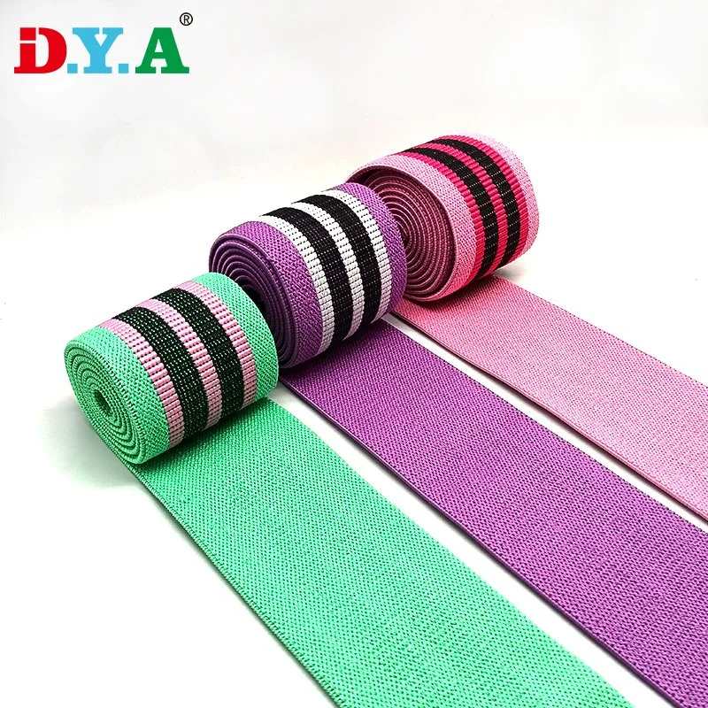 Eco Friendly Reinforced TPE Double Color Sunpow Nude Fabric Resistance Material Roll Exercise Bands