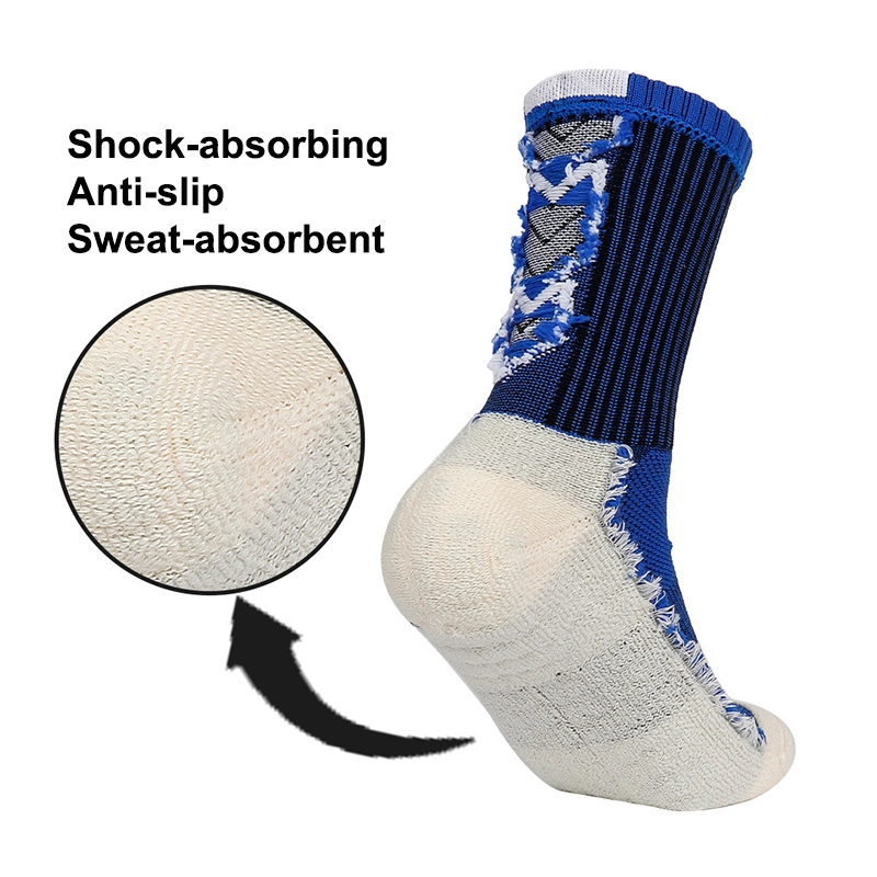 Wholesale Anti Slip Sock Soccer Grippy Sports Grip Socks for Men