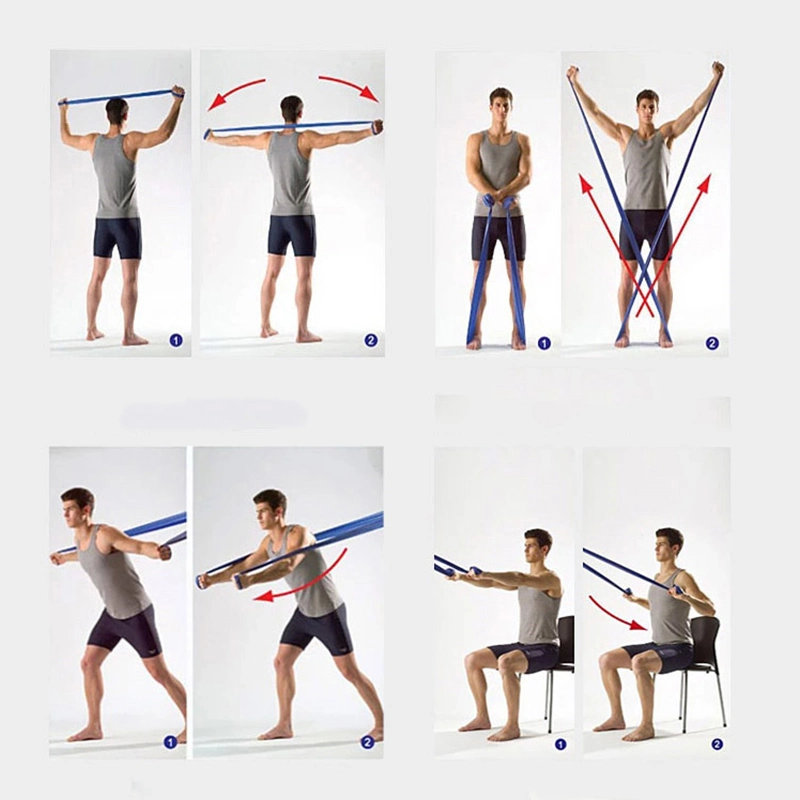 Latex Resistance Bands for Working out, Exercise Bands for Physical Therapy, Stretch, Recovery, Pilates, Rehab