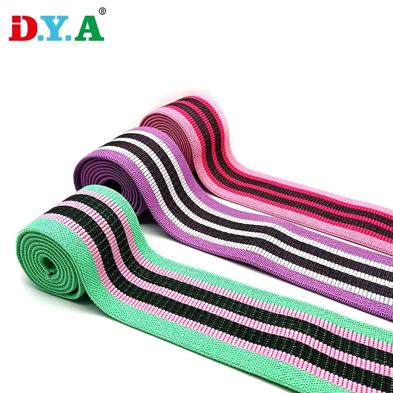 Eco Friendly Reinforced TPE Double Color Sunpow Nude Fabric Resistance Material Roll Exercise Bands