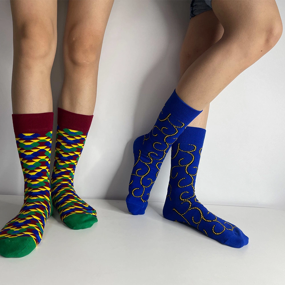 High Quality Cotton Comfortable African Print Fashion Colorful Unisex Sock