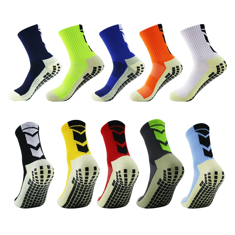 Unisex Anti Slip Men Women Soccer Yoga Basketball Non Slip Grip Crew Compression Antislip Football Sport Socks