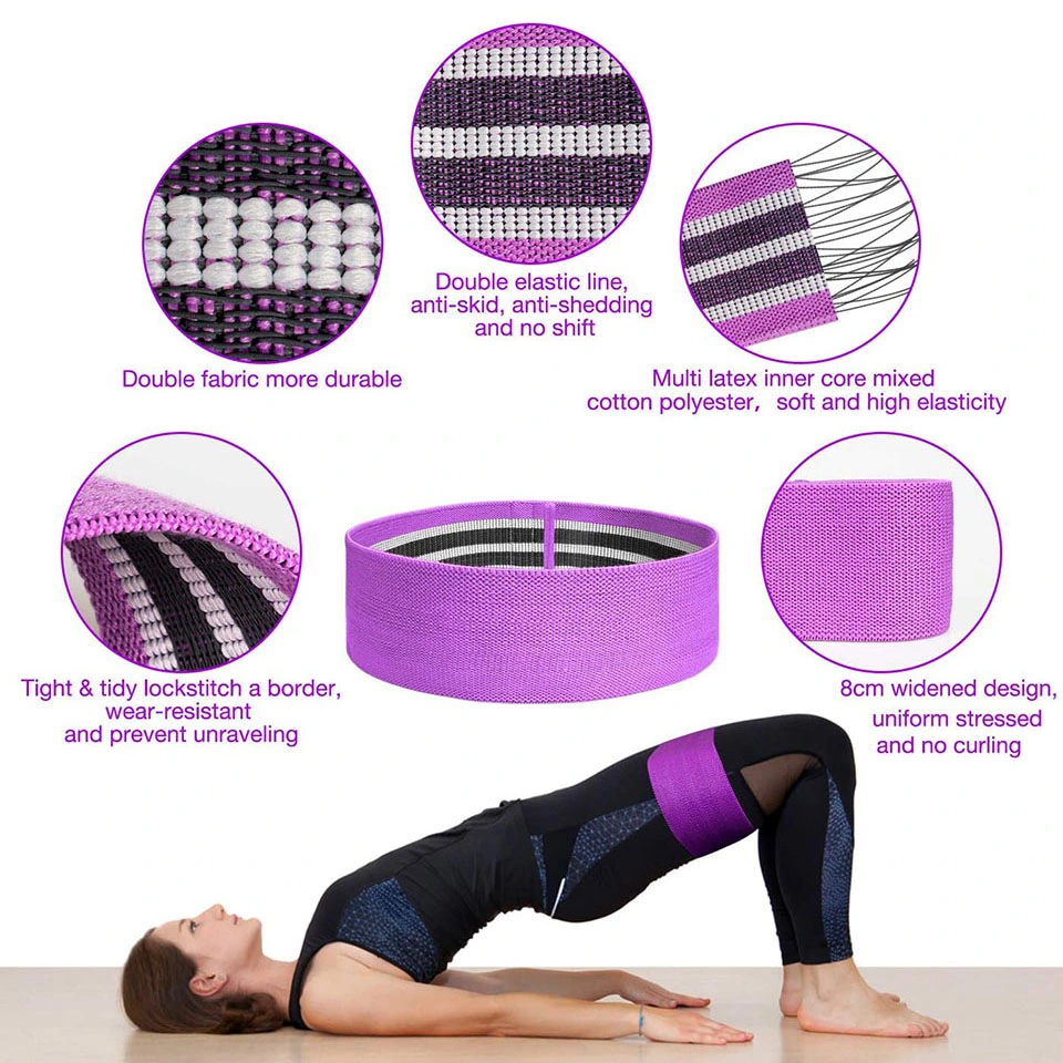 Top Quality Rubber Yoga Custom Exercise Band for Home Fitness