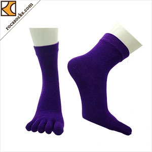 Women&prime;s Five Finger Socks Cotton Casual Toe Sock (164018SK)