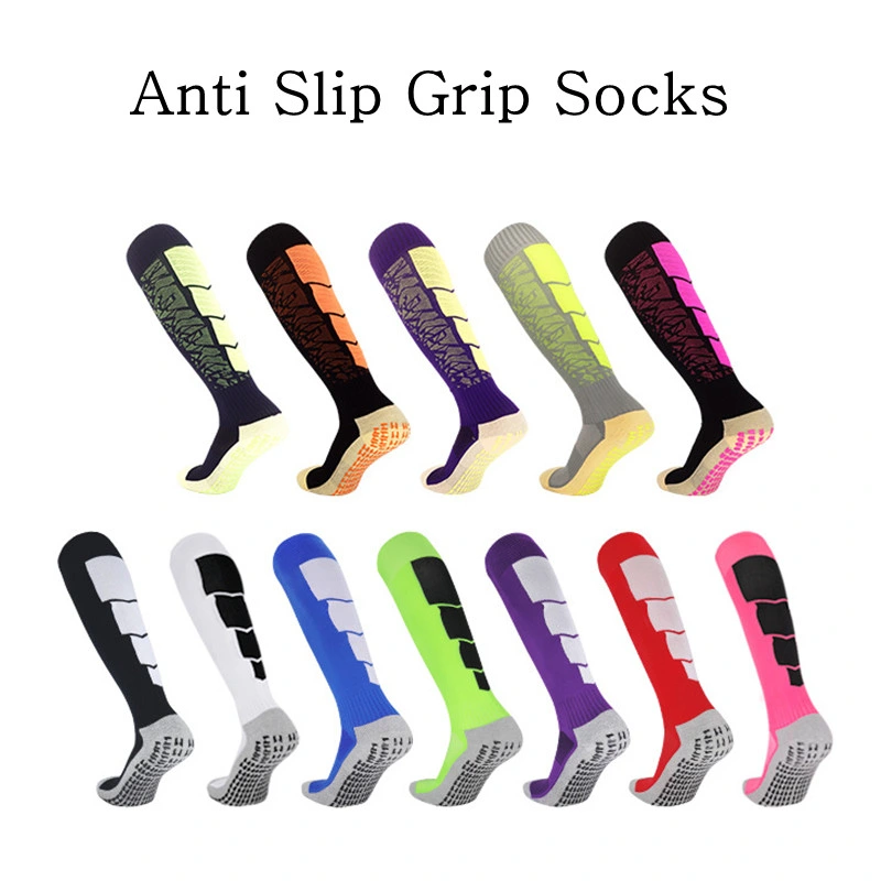 Unisex Anti Slip Men Women Soccer Yoga Basketball Non Slip Grip Crew Compression Antislip Football Sport Socks