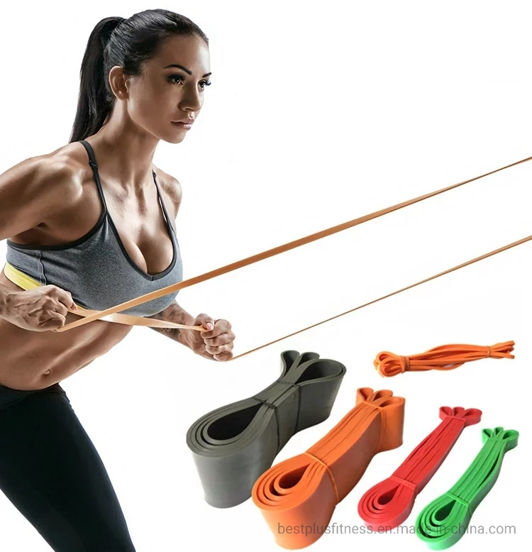 Fitness Pulling up Training Latex Resistance Yoga Exercise Bands for Home Gym Workout Sports
