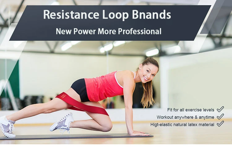 Yoga Accessories Resistance Loop Bands for Fitness Pilates Sport