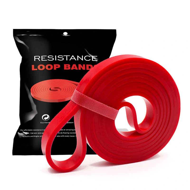 OEM Fitness Red Resistance Hoop Bands Muscle Training for Men