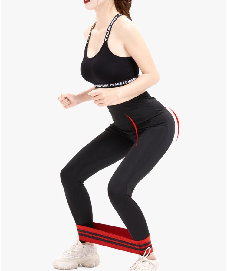 Custom Yoga Exercise Non-Slip Elastic Fitness Home Gym Exercise Latex Resistance Band