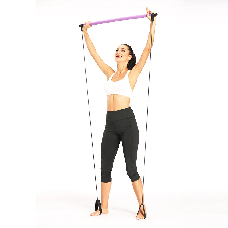 Multifunctional Yoga Puller Rope Pilates Resistance Band Fitness