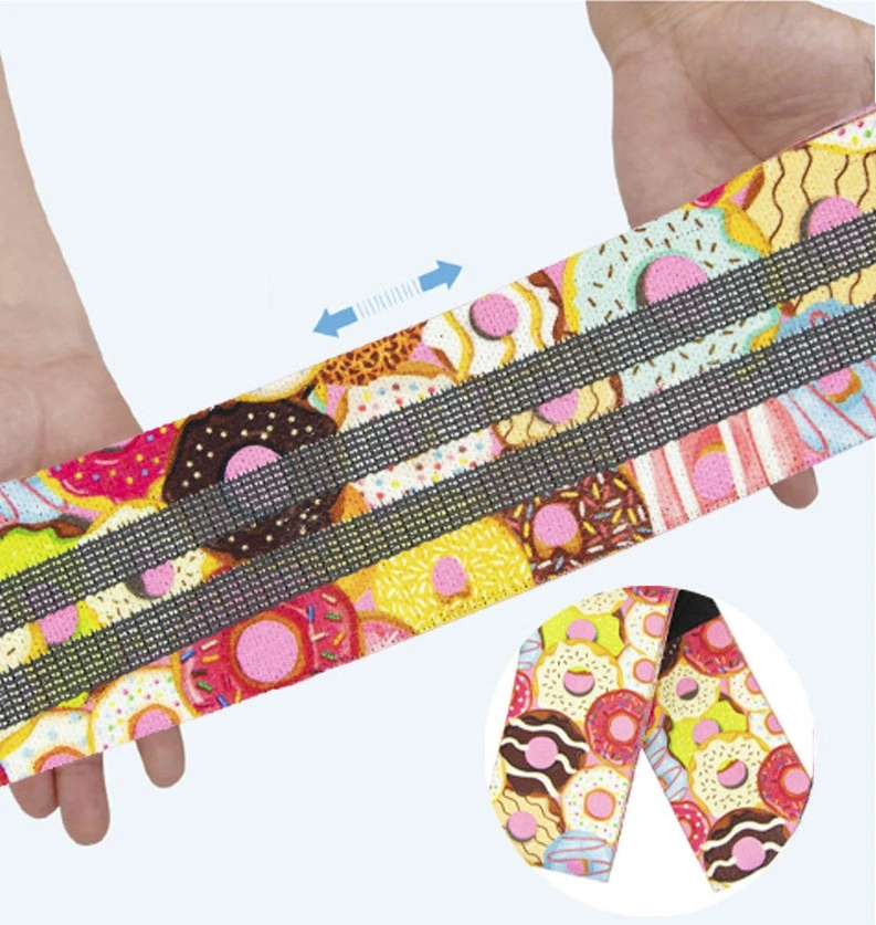 Customized Flat Resistance Bands Elastic Yoga Band Latex Resistance Band