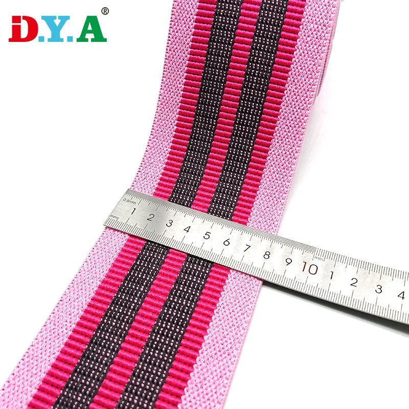 Eco Friendly Reinforced TPE Double Color Sunpow Nude Fabric Resistance Material Roll Exercise Bands