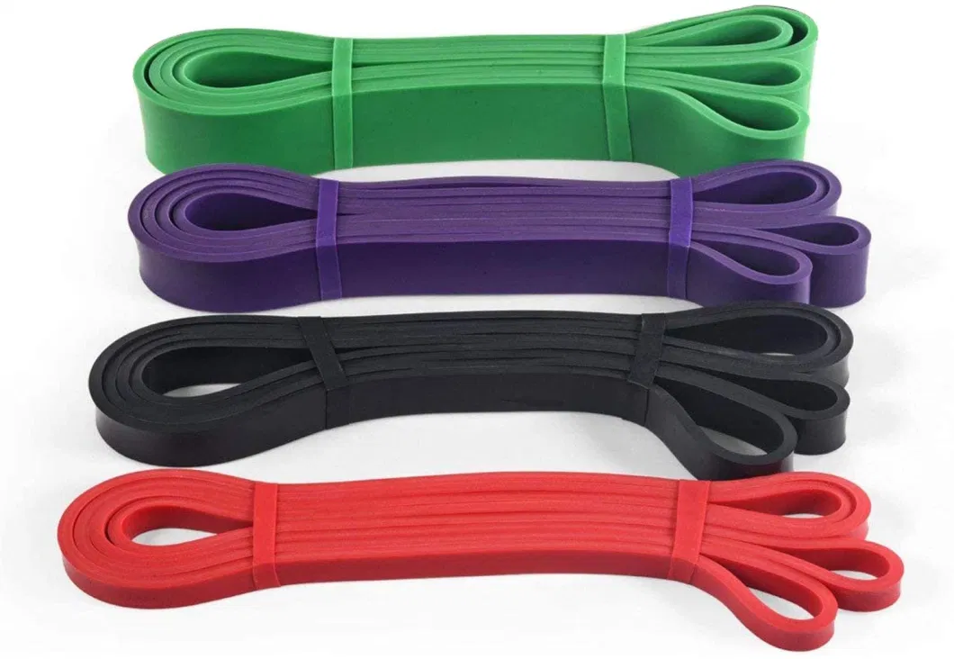 Gedeng 100% Natural Latex Custom Printed Pull up Assist Band / Heavy Duty Resistance Bands / Rubber Power Bands
