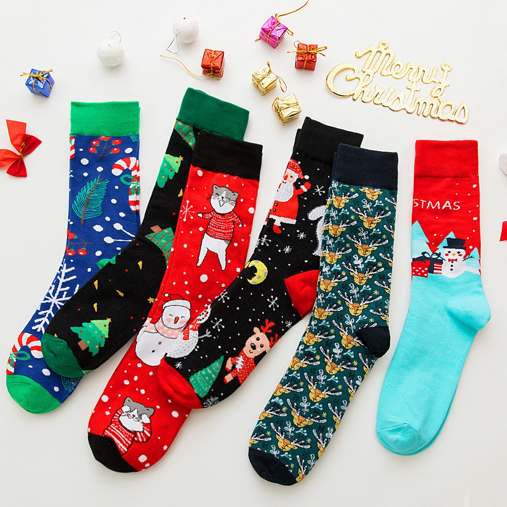 Customize All Sorts of Socks Christmas Sock Cotton Socks Women Socks Men Socks in Different Designs