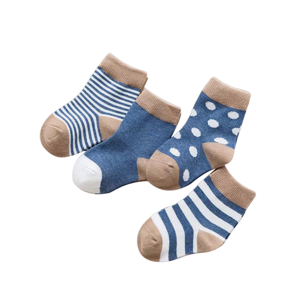 Moisture-Wicking Cotton Socks for Baby Customize Anti Slip Floor Socks Baby&prime;s Comfort Socks