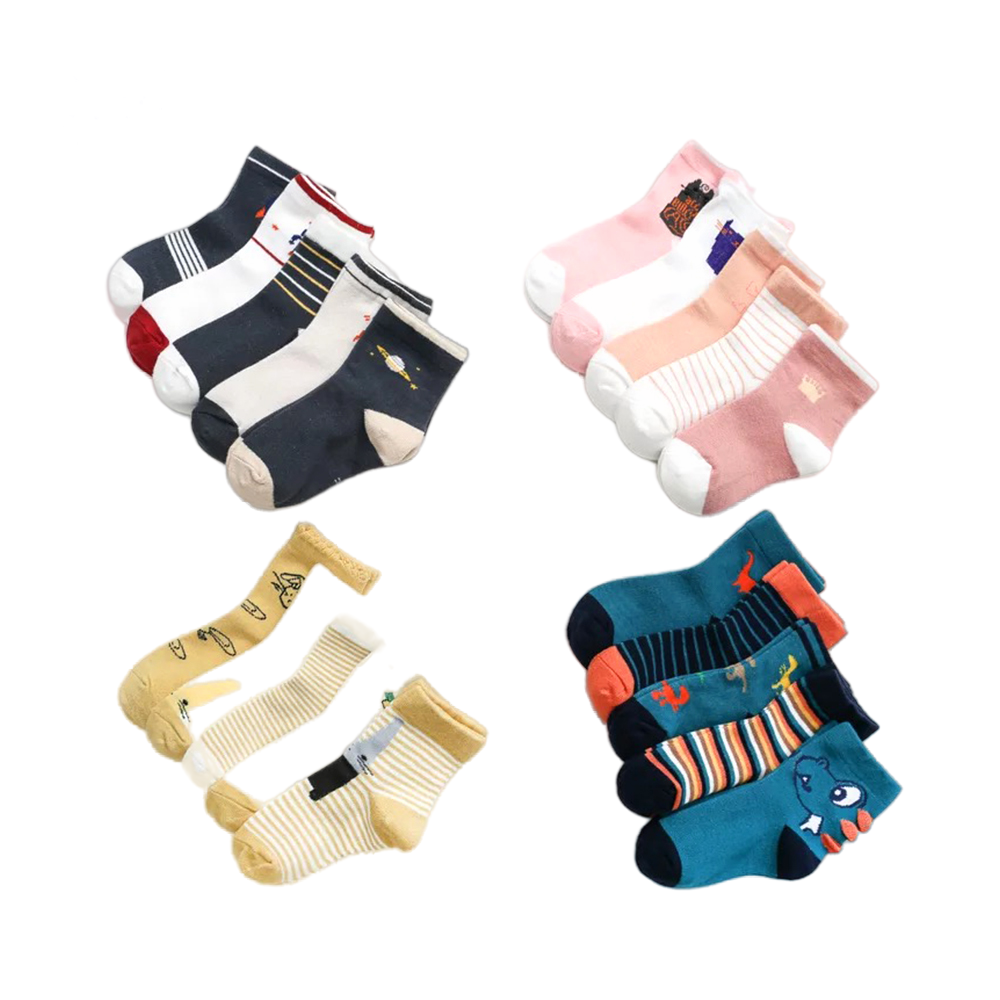 Moisture-Wicking Cotton Socks for Baby Customize Anti Slip Floor Socks Baby&prime;s Comfort Socks