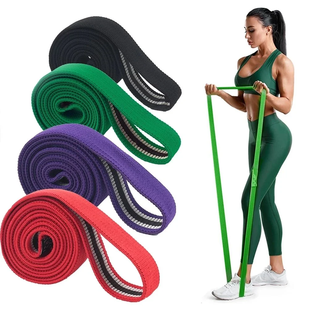 Training Gym Equipment Resistance Bands for Fitness Yoga Assisted Stretching