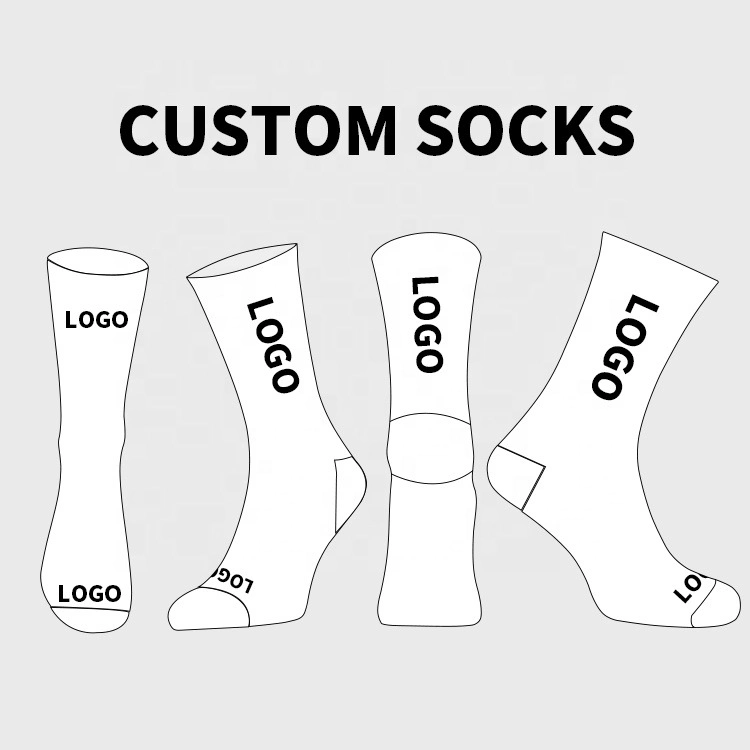 Made in China Custom Soccer Football Socks Grip Anti Slip Sport Crew Socks