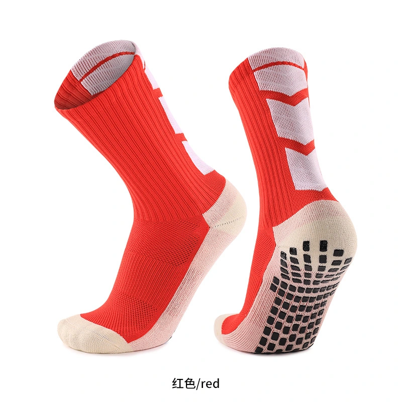 Wholesale Anti Slip Sock Soccer Grippy Sports Grip Socks for Men