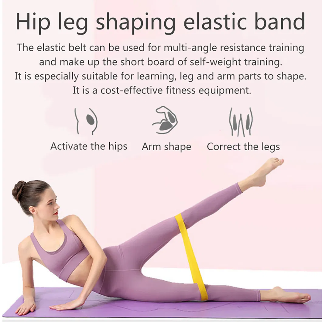 Resistance Band Fitness Equipment, Yoga Training Equipment, Squat Hip Leg Rubber Elastic Band