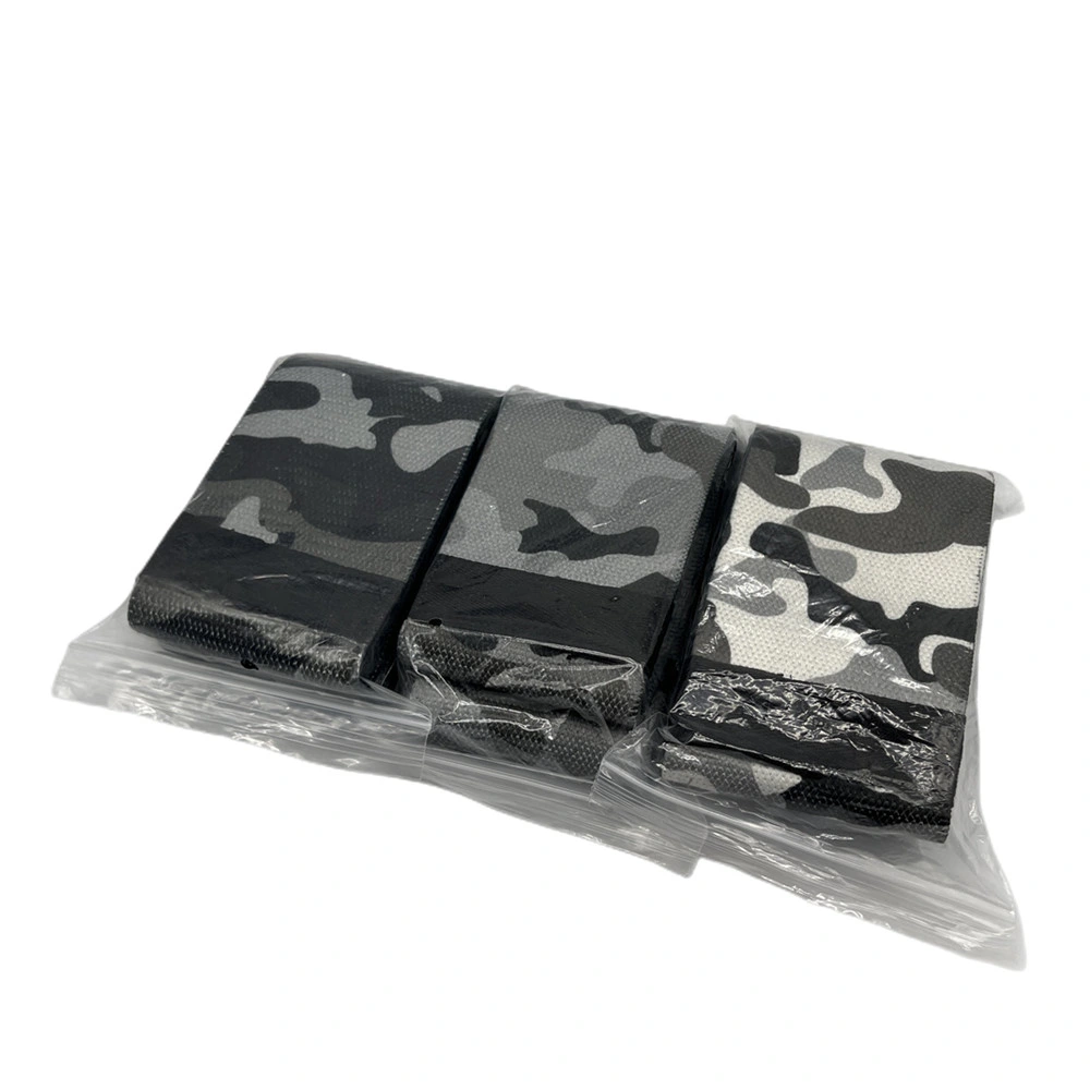 Anti-Slip Camouflage Sublimation Printed Booty Resistance Bands for Legs and Glutes