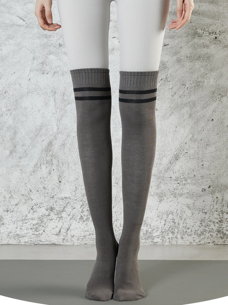 Factory Wholesale Higher Quality Women Knee Yoga Socks Non-Slip Professional Women&prime; S Pilates Socks