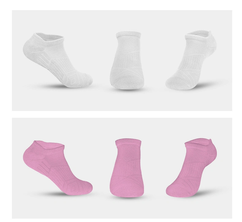 Sports Socks Men/Women Thick Towel Bottom Sweat Absorption Running Socks Fitness Badminton Low Top Short Socks