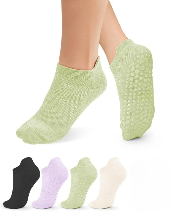 High Quality Women&prime;s Grips Yoga Ballet Dance Non-Slip Hot Sale Pilates Socks