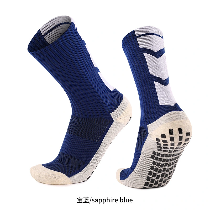 Wholesale Anti Slip Sock Soccer Grippy Sports Grip Socks for Men