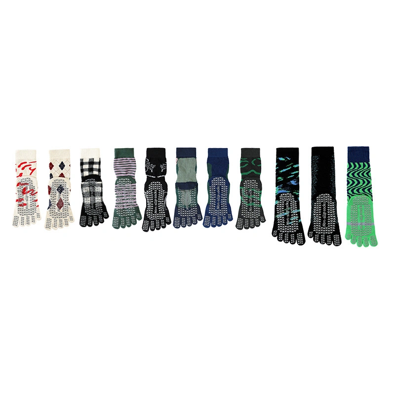 Wholesale Sports Pilates Yoga Professional Non Slip Five Toes Finger Socks