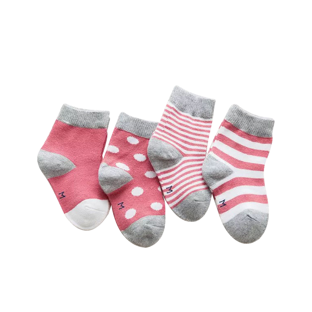 Moisture-Wicking Cotton Socks for Baby Customize Anti Slip Floor Socks Baby&prime;s Comfort Socks