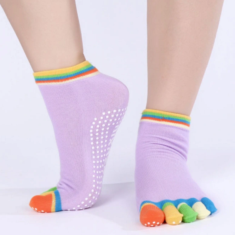 Women Yoga Socks Adult Anti Slip Five Toe Socks