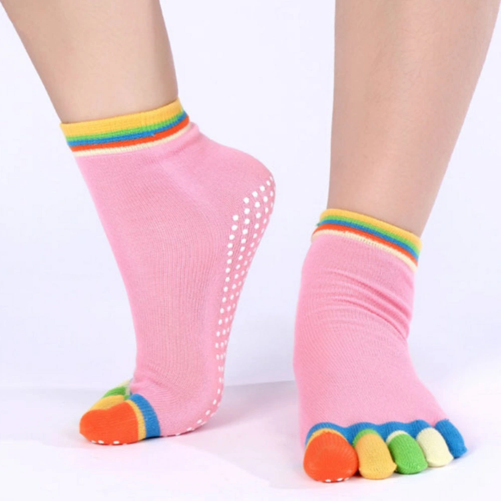 Women Yoga Socks Adult Anti Slip Five Toe Socks