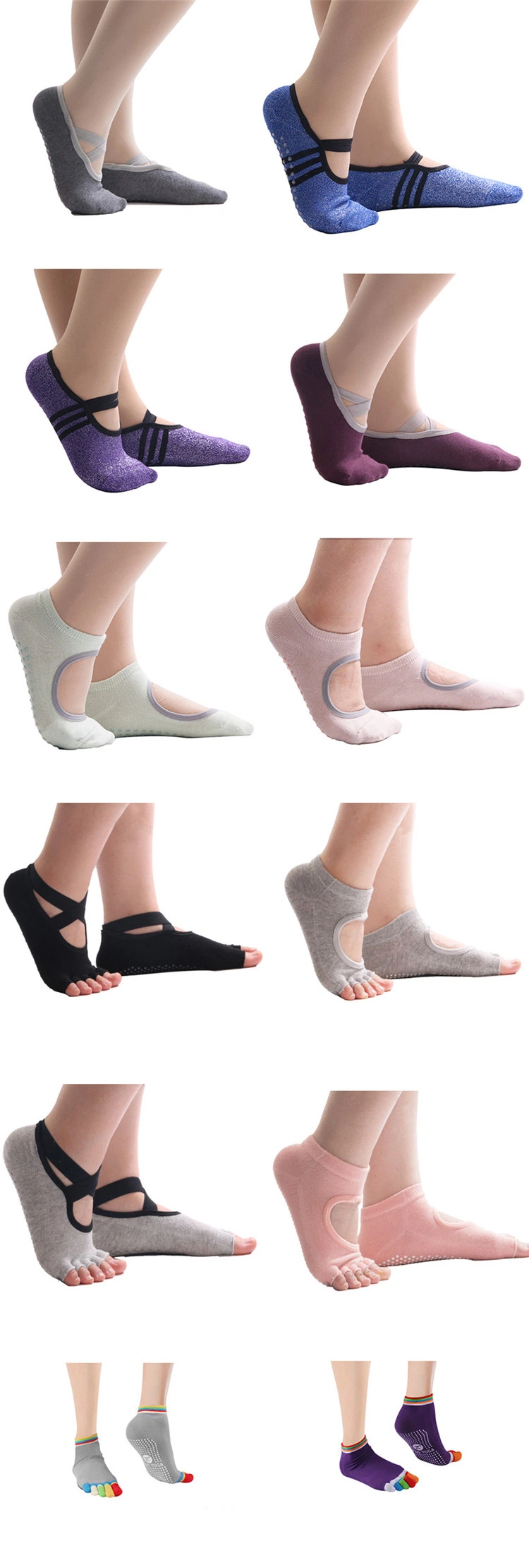 High Quality Custom Logo Non Slip Yoga Socks Wholesale for Women