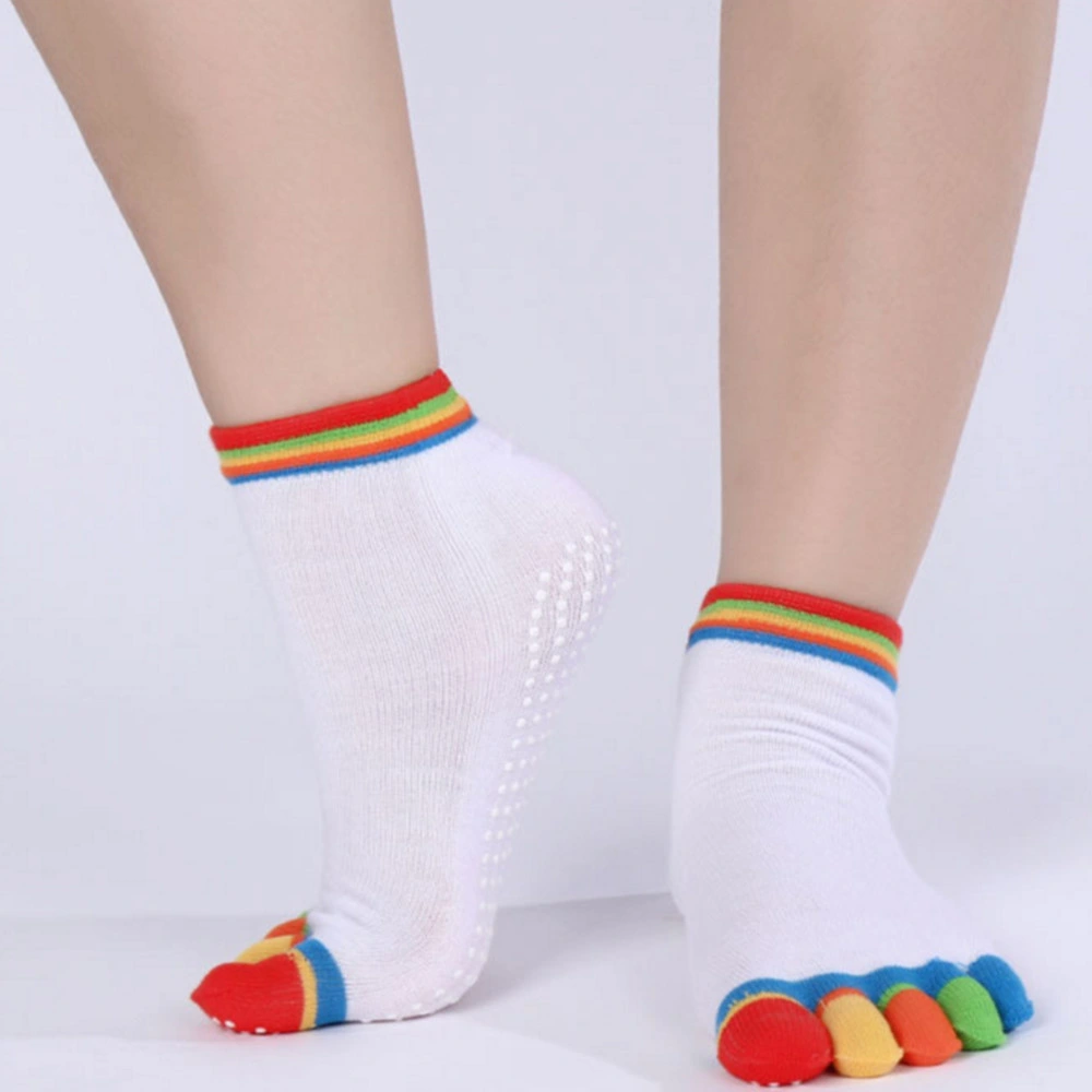 Women Yoga Socks Adult Anti Slip Five Toe Socks