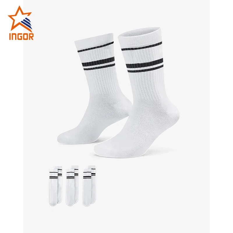 Ingor Sportswear Wholesale Custom Logo OEM Sports Unisex Professional Socks Casual Outdoor Athletic Running Stocking Compression Socks