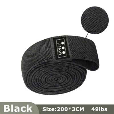 Beliebte Gym Übung Schleife Baumwolle Stoff Pull-up Assist lang Widerstandsband Stretch-Bänder mit benutzerdefinierten Logo