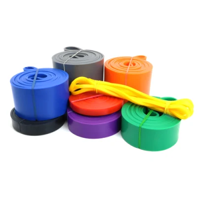 Custom Logo Bands Widerstandsbänder Set Custom Elastic Übung Lang Workout Gym Pull-up-Bands