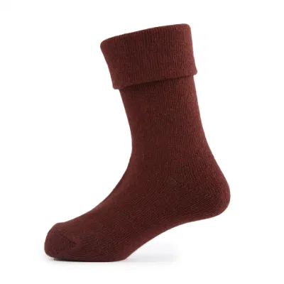  Unisex Kinder Kinder Reine Farbe Baumwolle Rot Custom Kurze Viertel Socken