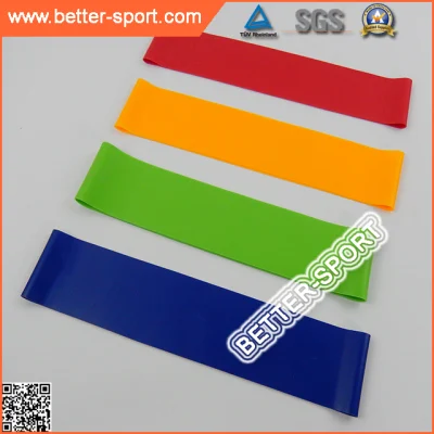 Langer Widerstand-Schleifen-Band-Gefäß-gesetzter Hip Trainings-elastischer kundenspezifischer Firmenzeichen 5 PCS-Großhandelslatex-Eignung-Latex-gesetzte Widerstand-Eignung-Bänder