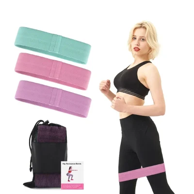 Yoga-Bänder für Beine Booty Gym Übung Fitness Training Stoff Widerstandsband